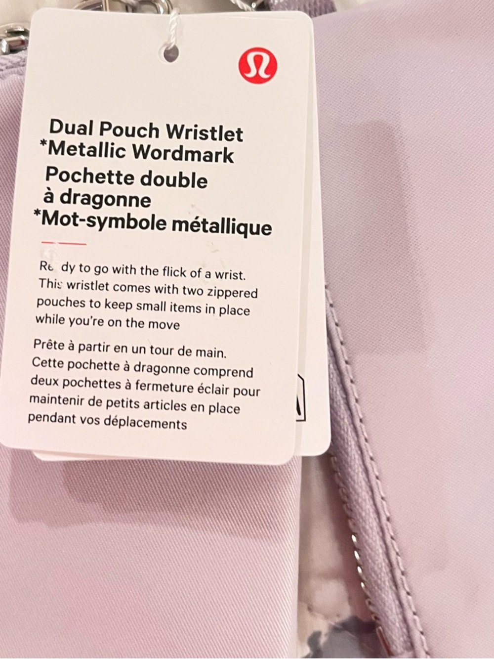 🆕- Lululemon- Dual Pouch Wristlet
Metallic Wordmark - Picture 6 of 7